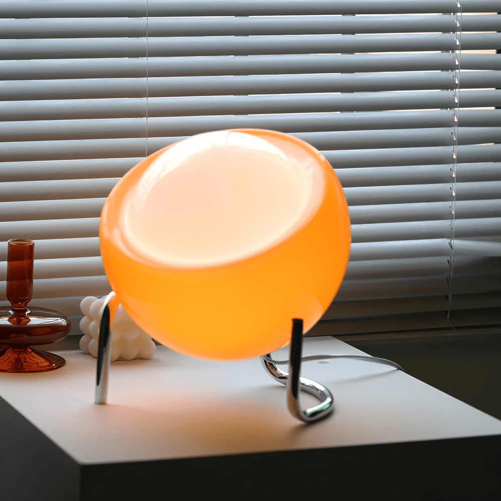 EyeArt Bordslampa - Bordslampa i Orange Glas