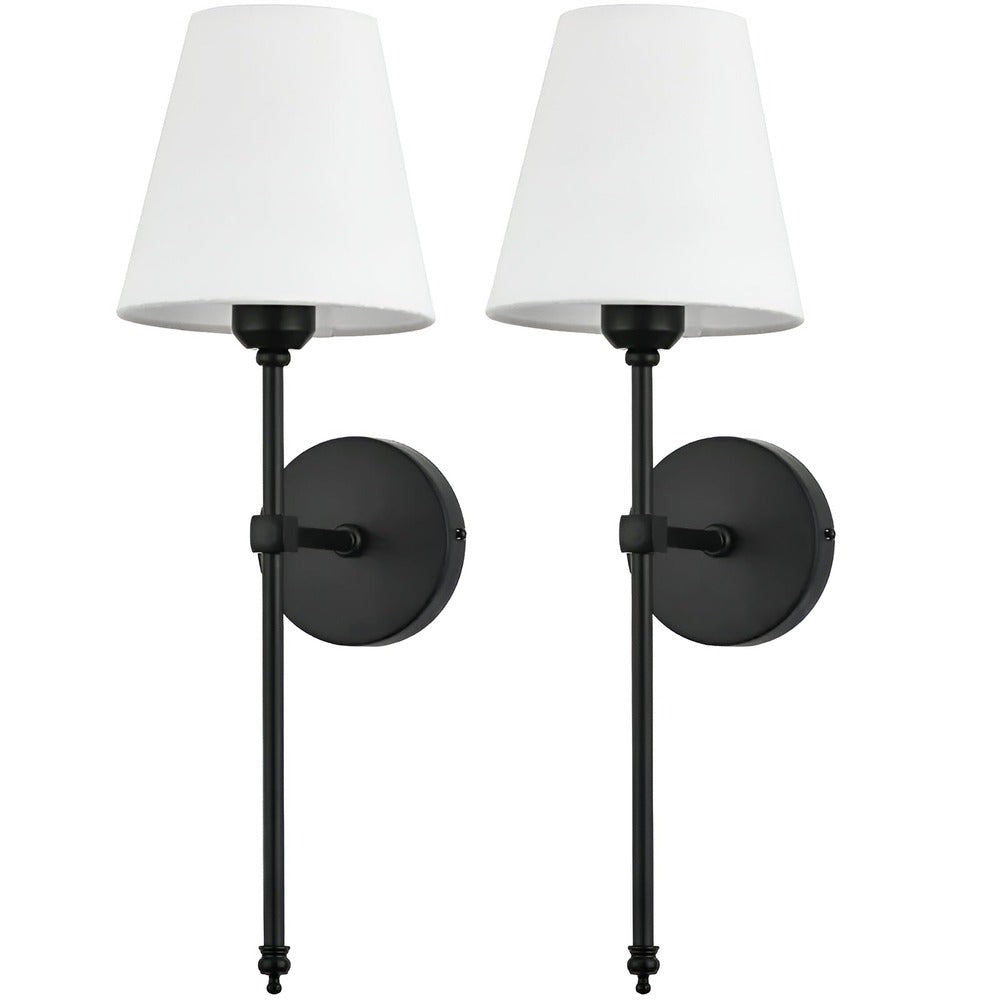 FabDuo Vägglampa - Vägglampor i Metall med Tygöverdrag