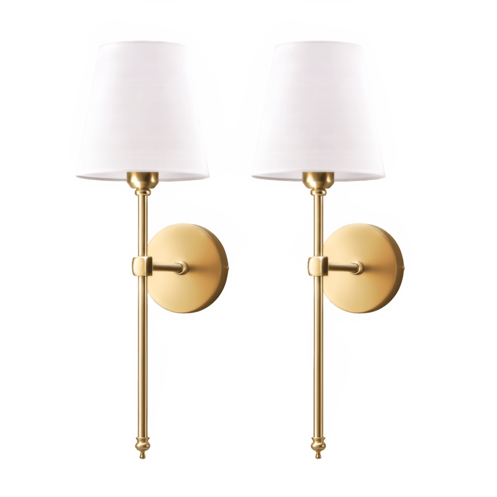 FabDuo Vägglampa - Vägglampor i Metall med Tygöverdrag