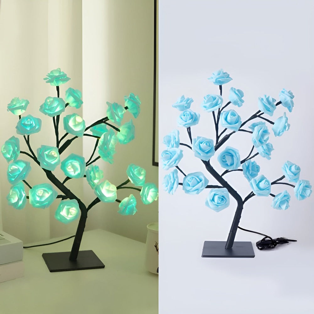 Rosenblomsträd - LED-Nattlampa - Nattlampa