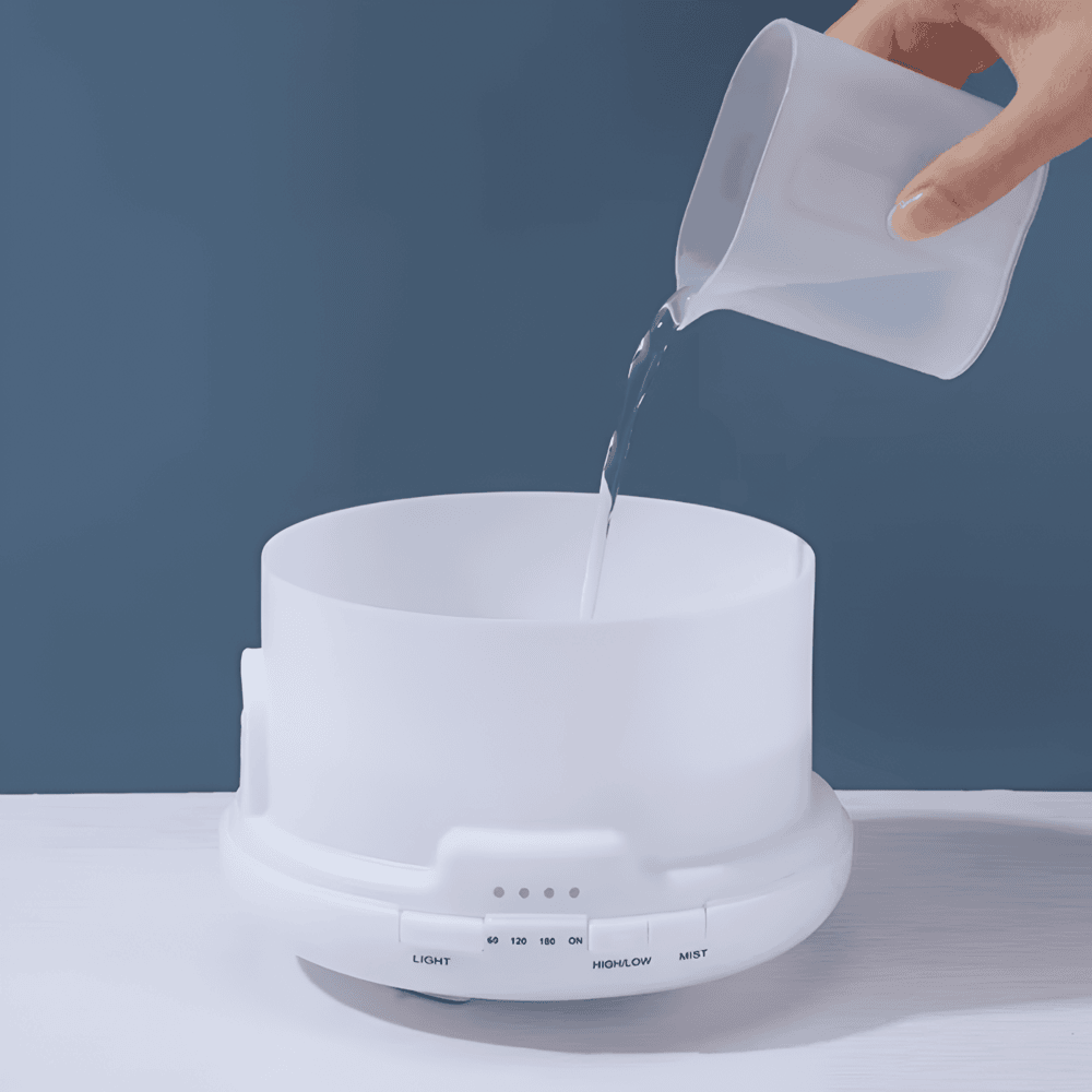 Färgglad Aromadiffusor med Bluetooth-Högtalare och Luftfuktarfunktion