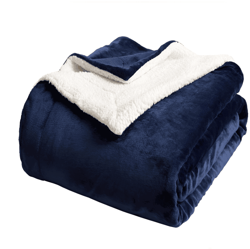 Fleecy Plaid - Tjock och Fluffig Flanell Sherpa Fleece Filt