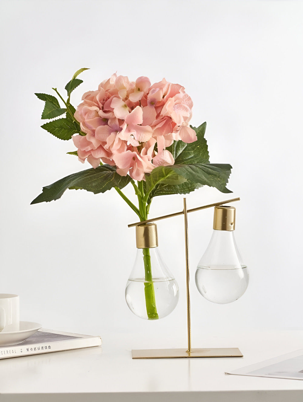 Stilren Förökningsvas för Hemmet och Kontoret - Elegant Design för Tillväxt av Enstaka och Dubbla Växter