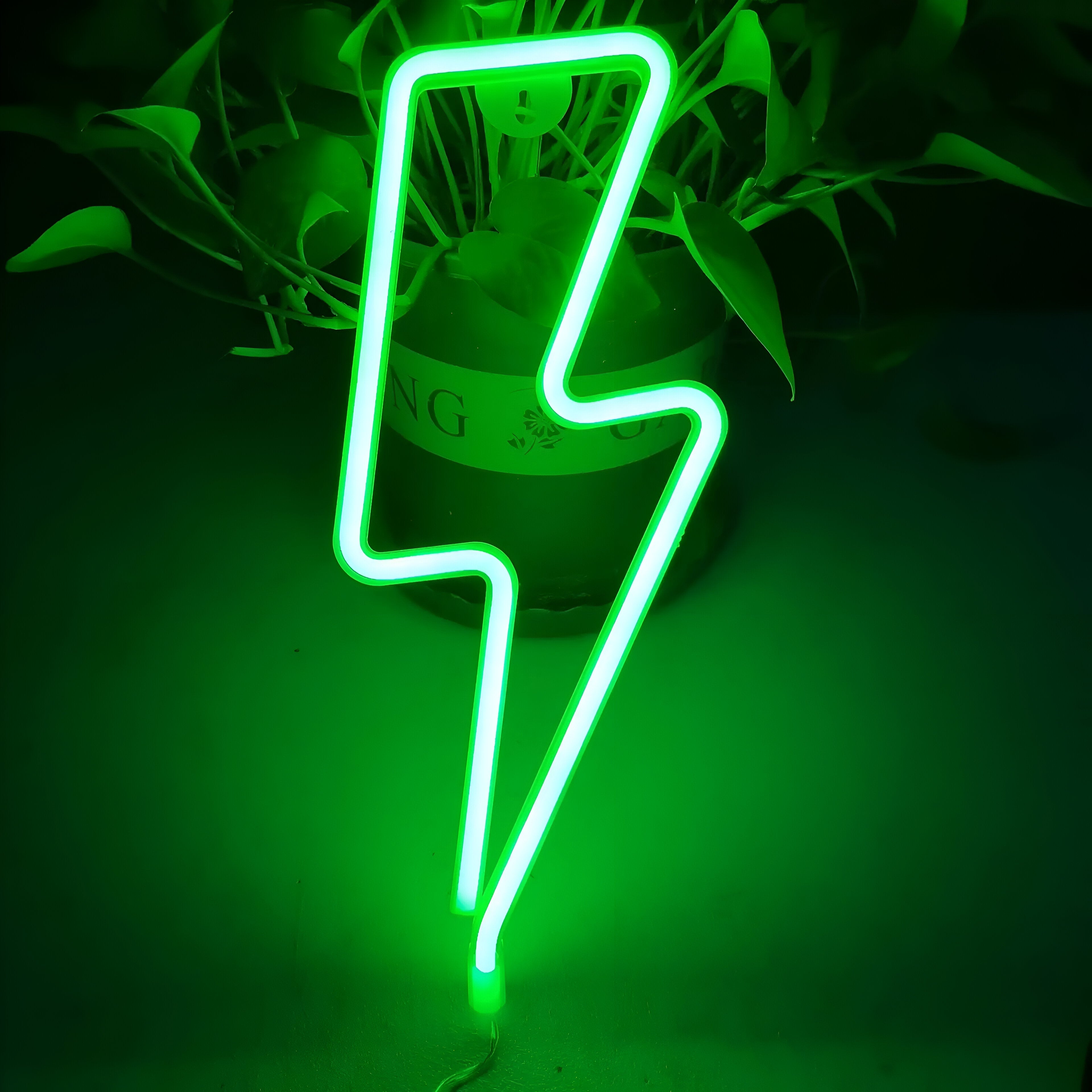 Geom Neon Lights - Förtrollande LED-Ljusskyltar för Festlig Heminredning
