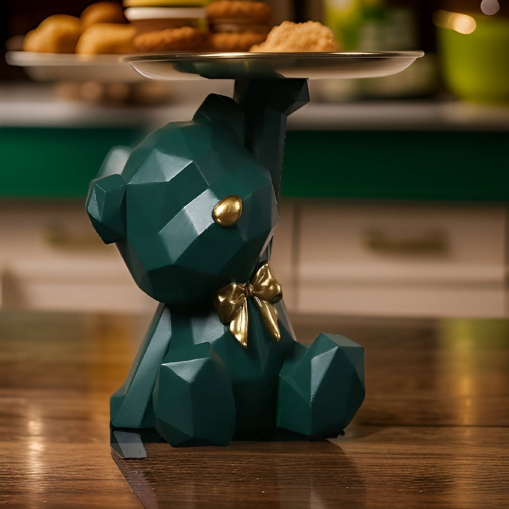 Geometric Bear - Multifunktionell Dekoration och Nyckelhållare Geometric Bear