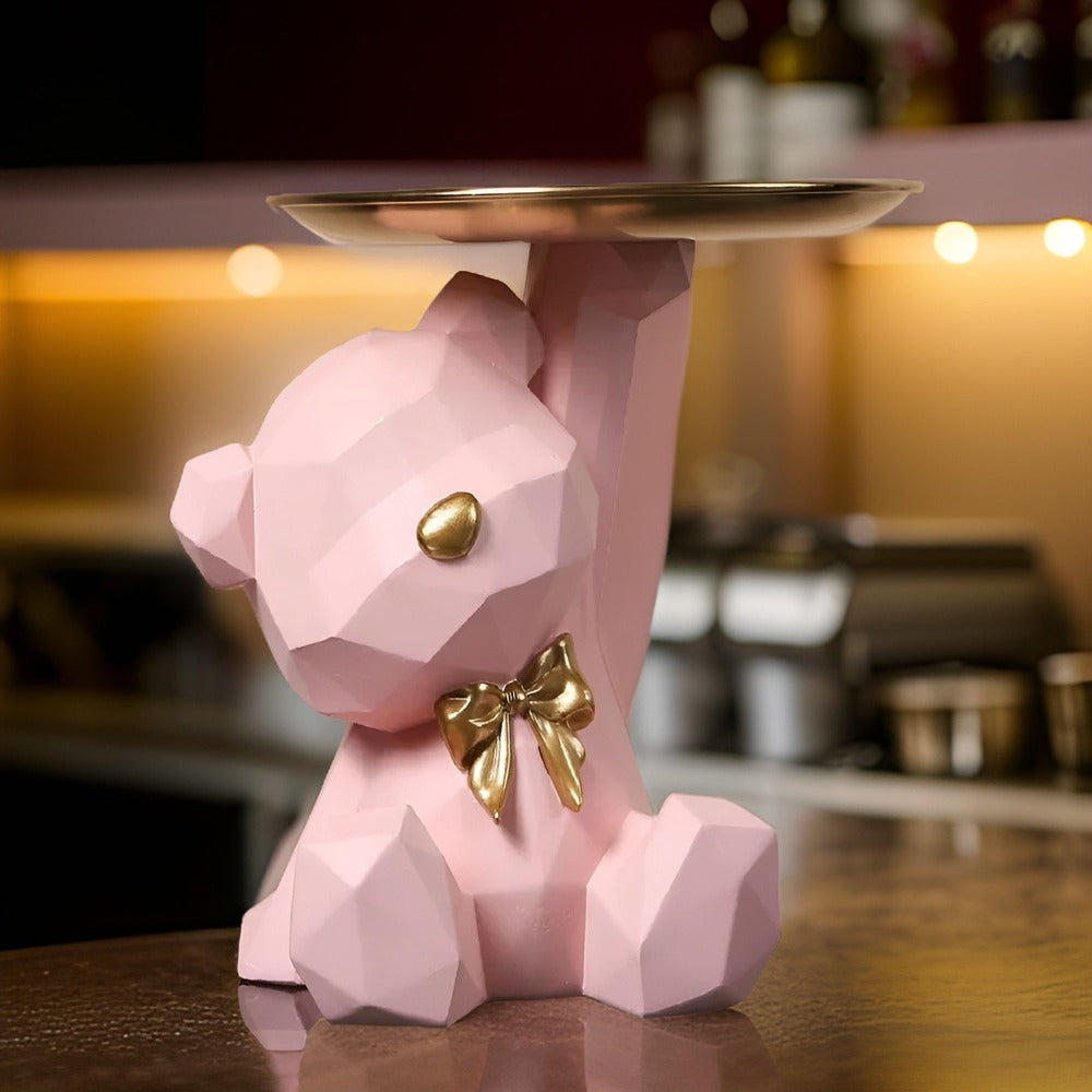 Geometric Bear - Multifunktionell Dekoration och Nyckelhållare Geometric Bear