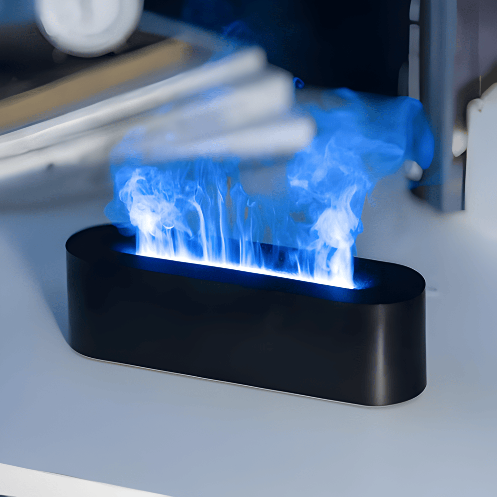 GloMist Luftfuktare - 7 Färgskiftande LED-lampor och USB-driven Aromdiffusor