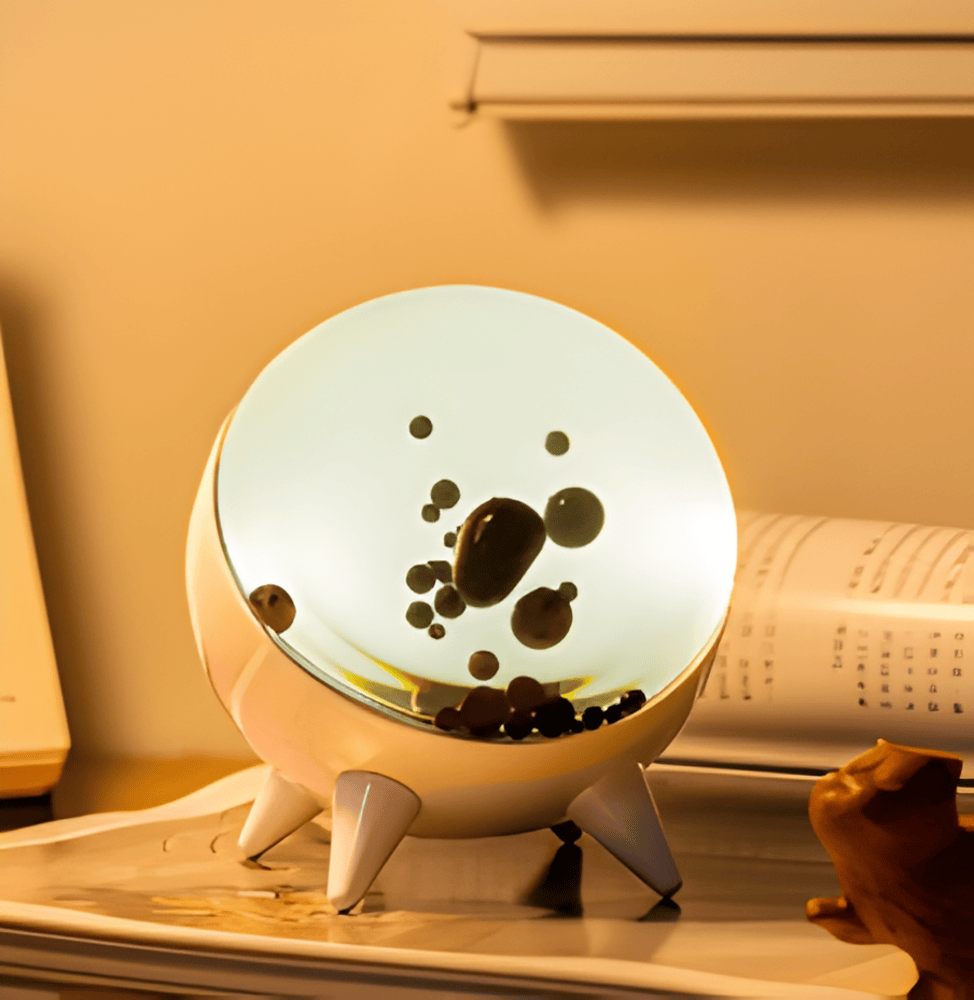 GrooveFlex Ferrofluid - Trådlös Ljudvisualiserare Ferrofluid-Högtalare