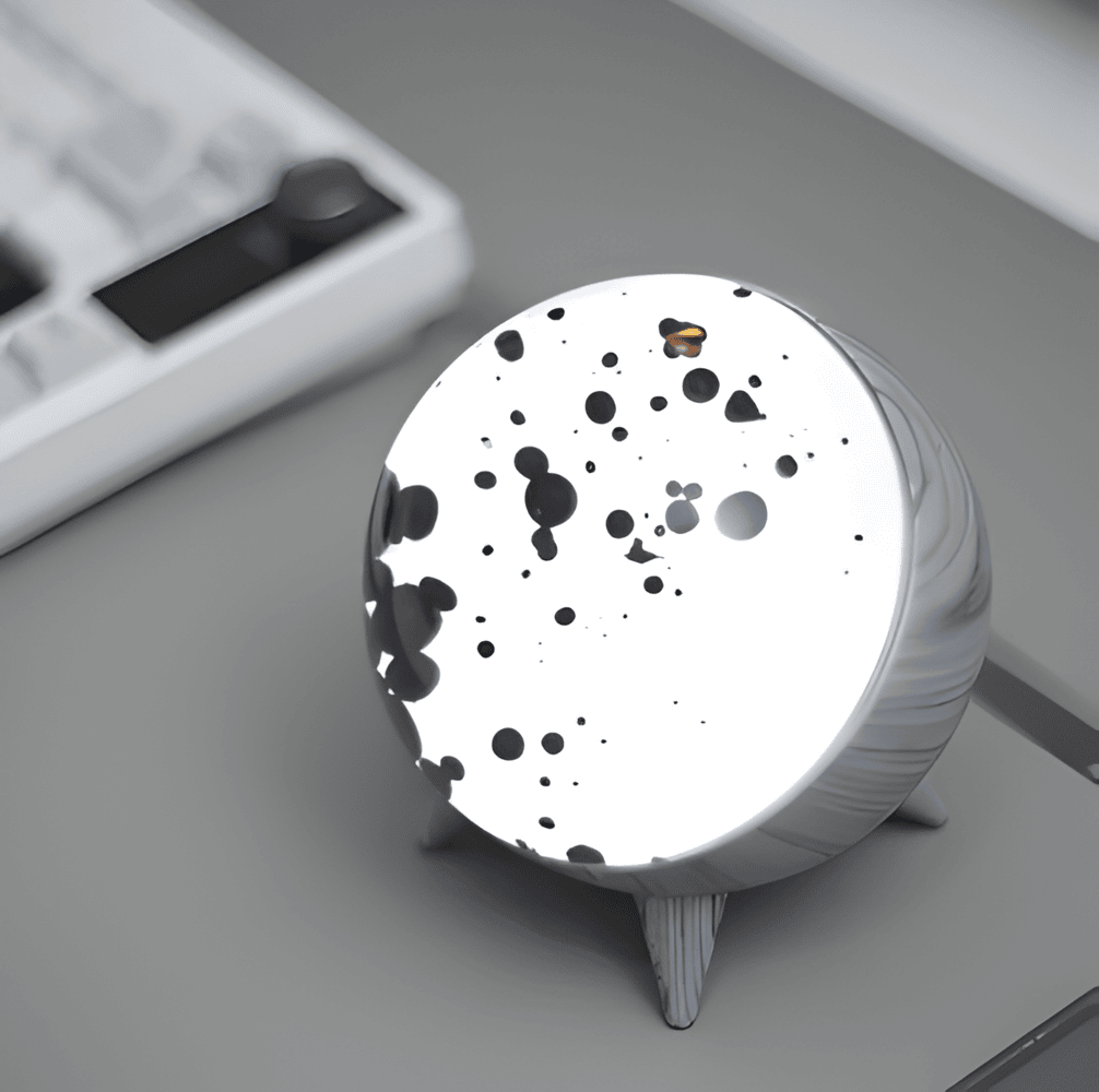 GrooveFlex Ferrofluid - Trådlös Ljudvisualiserare Ferrofluid-Högtalare