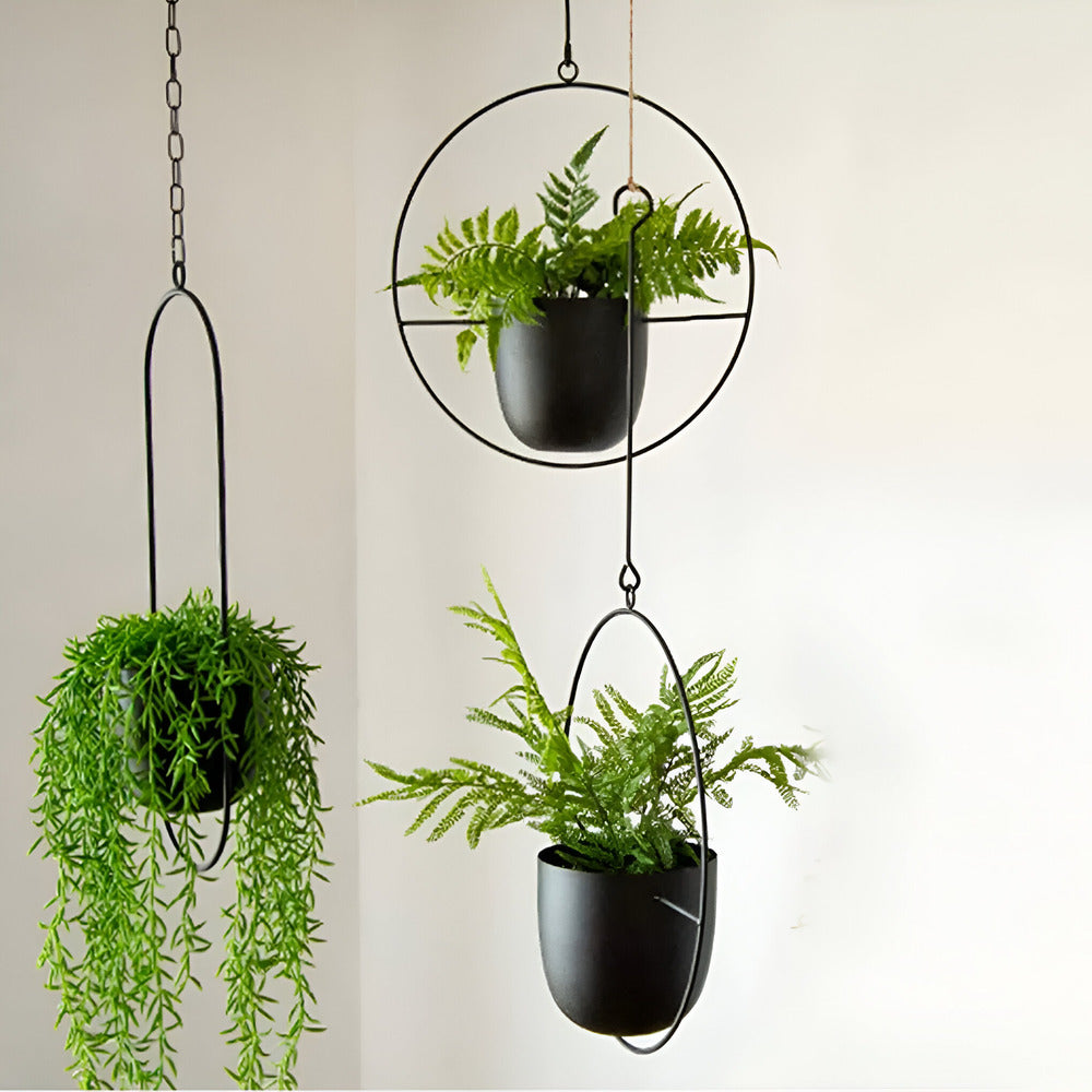 Stilren Minimalistisk Hängande Blomkruka för Modern Inredning