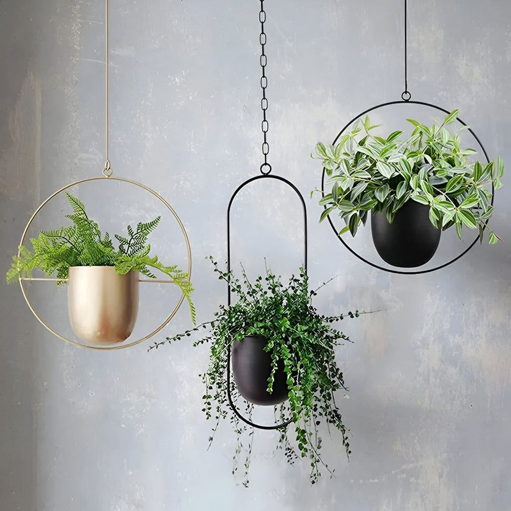 Stilren Minimalistisk Hängande Blomkruka för Modern Inredning