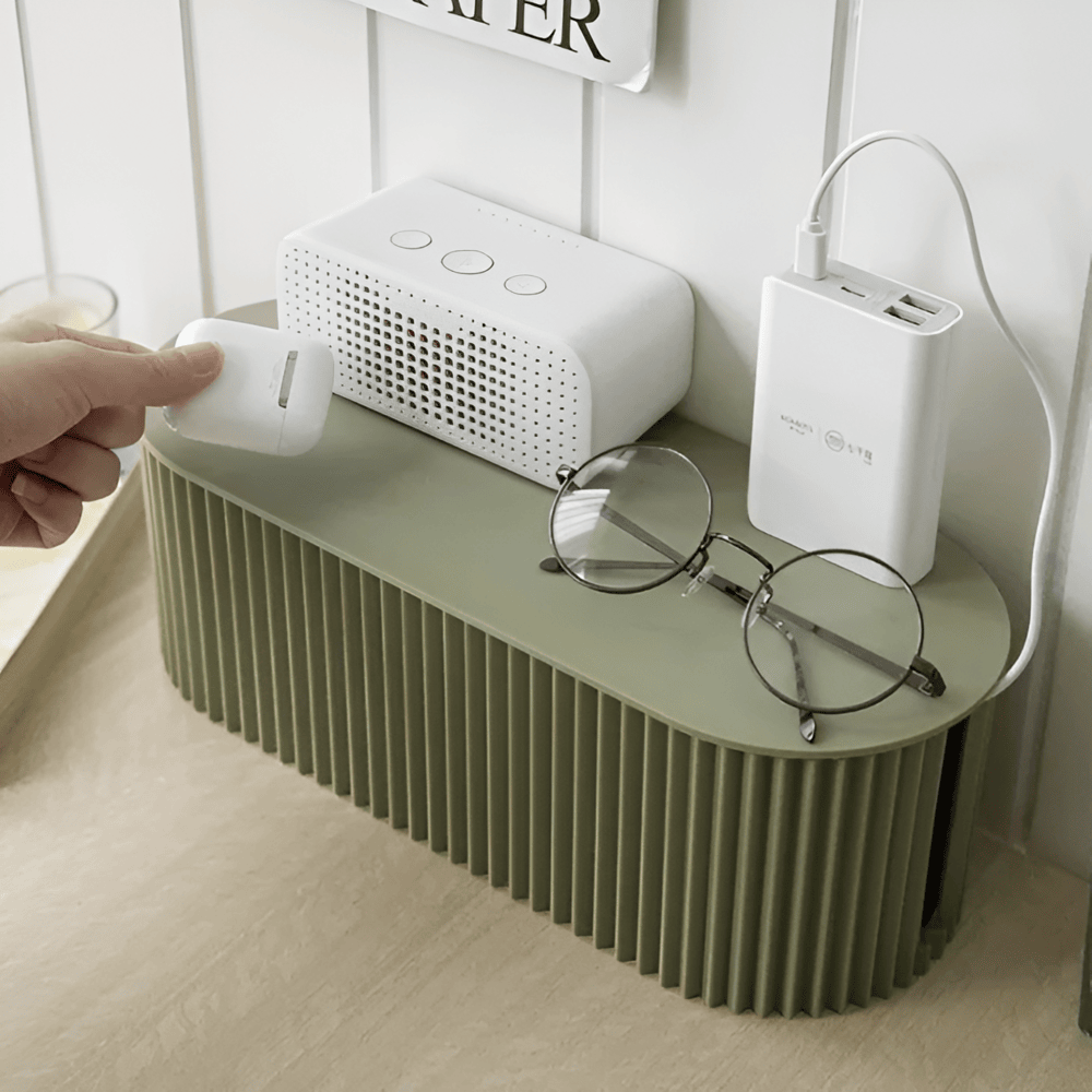 Hid Kabelbox - Minimalistisk Macaron-Förvaring - Laddnings- och Kabelorganisatör