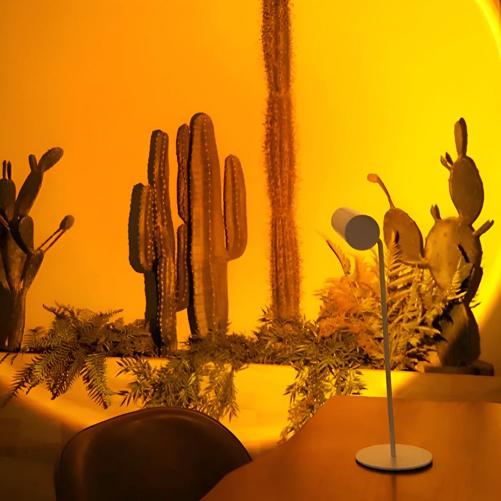 Justerbar Minimalistisk Bordslampa med Olika Ljusinställningar