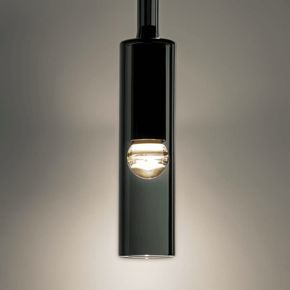 Kristallgrå Vägglampa - Minimalistisk Rökig tub Modern Vägglampa