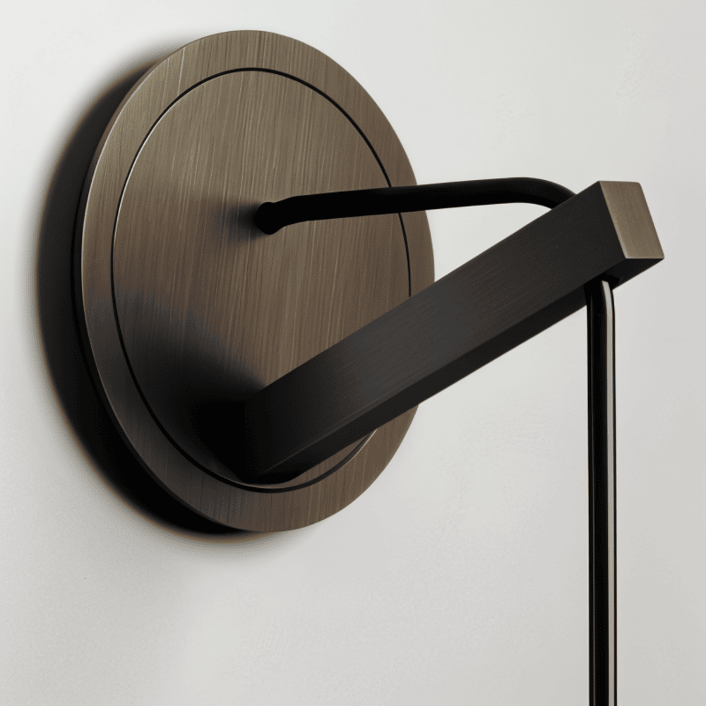 Kristallgrå Vägglampa - Minimalistisk Rökig tub Modern Vägglampa