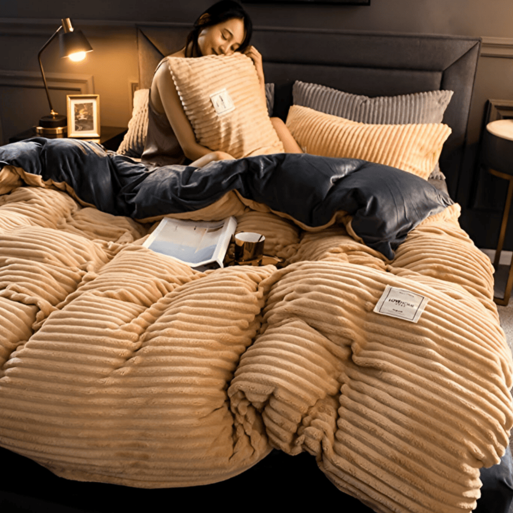 CozyComforter - Fluffigt Påslakan Som Kan Användas året Runt för Ultimat Lyx i Sängen
