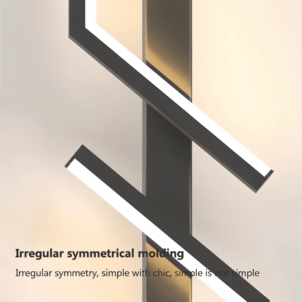 Modern Minimalistisk Led-Vägglampa i Stripform