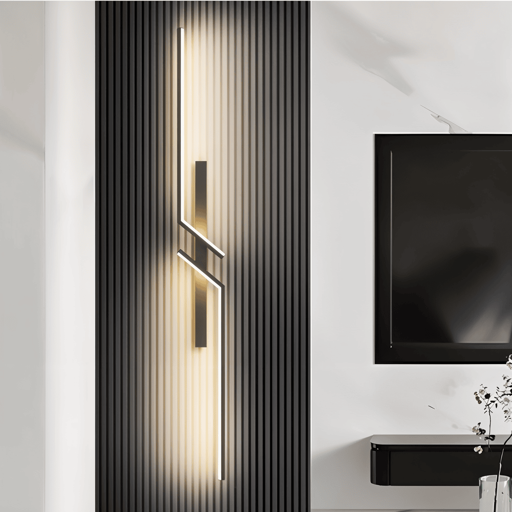 Modern Minimalistisk Led-Vägglampa i Stripform
