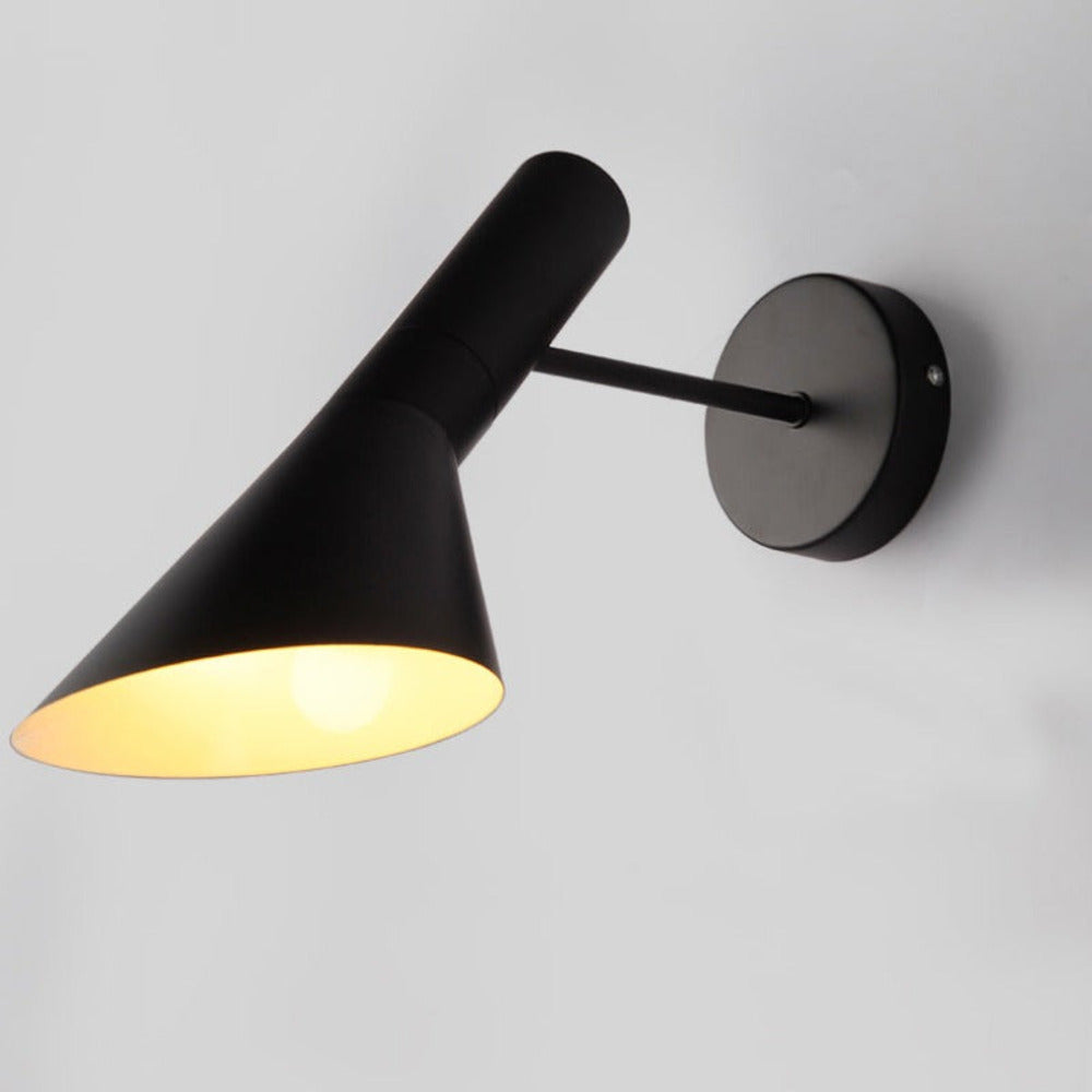 Justerbar Svart LED Vägglampa för Moderna Boende- och Matutrymmen