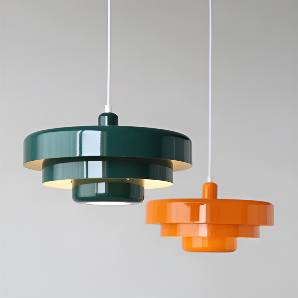 LEDCharm - Orangefärgad vintage taklampa för taket Delight