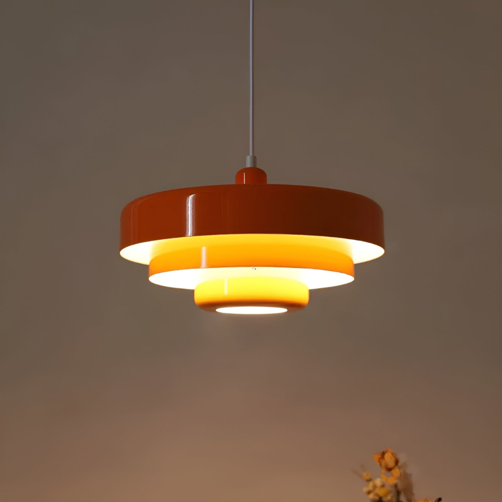 LEDCharm - Orangefärgad vintage taklampa för taket Delight