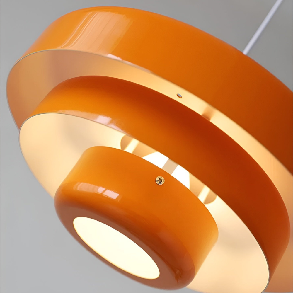 LEDCharm - Orangefärgad vintage taklampa för taket Delight
