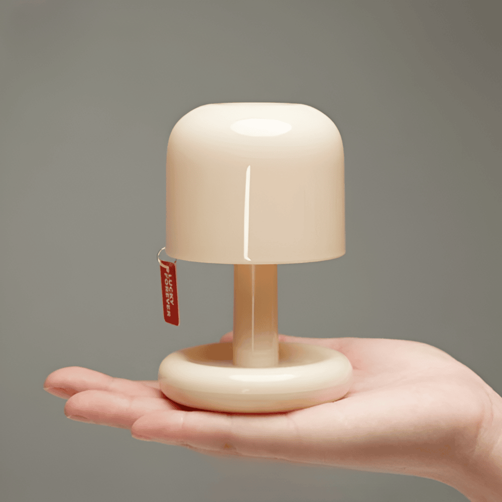 Lil'Sunset NightLight - Förtrollande Bordslampa med Minisvamp