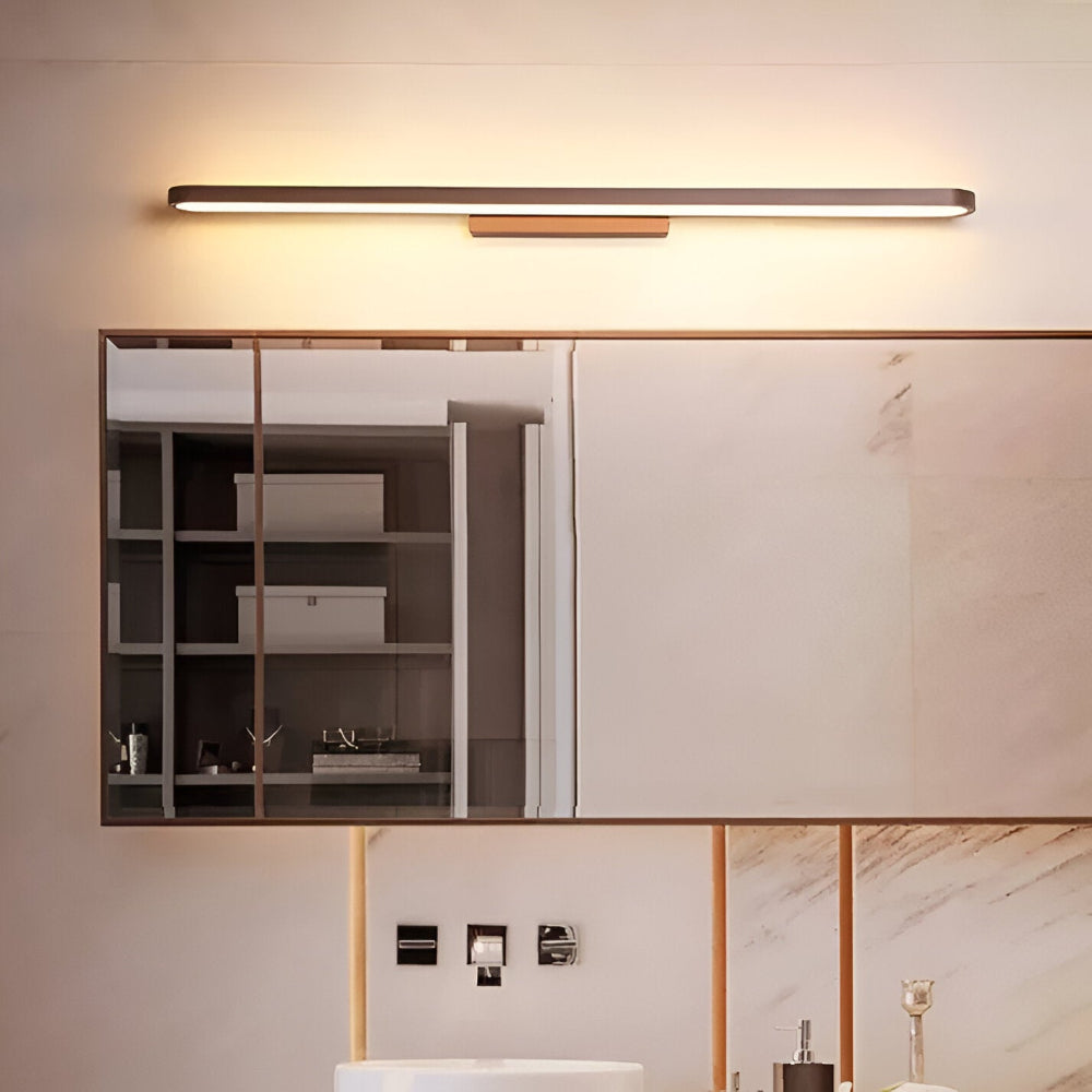 Modern LED Linjär Vägglampa - Vägglampor i Nordisk Stil för Make-up och Vanity