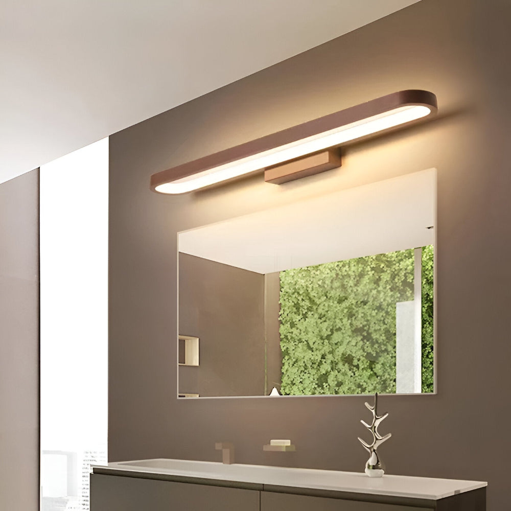Modern LED Linjär Vägglampa - Vägglampor i Nordisk Stil för Make-up och Vanity