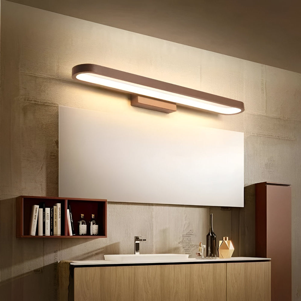 Modern LED Linjär Vägglampa - Vägglampor i Nordisk Stil för Make-up och Vanity