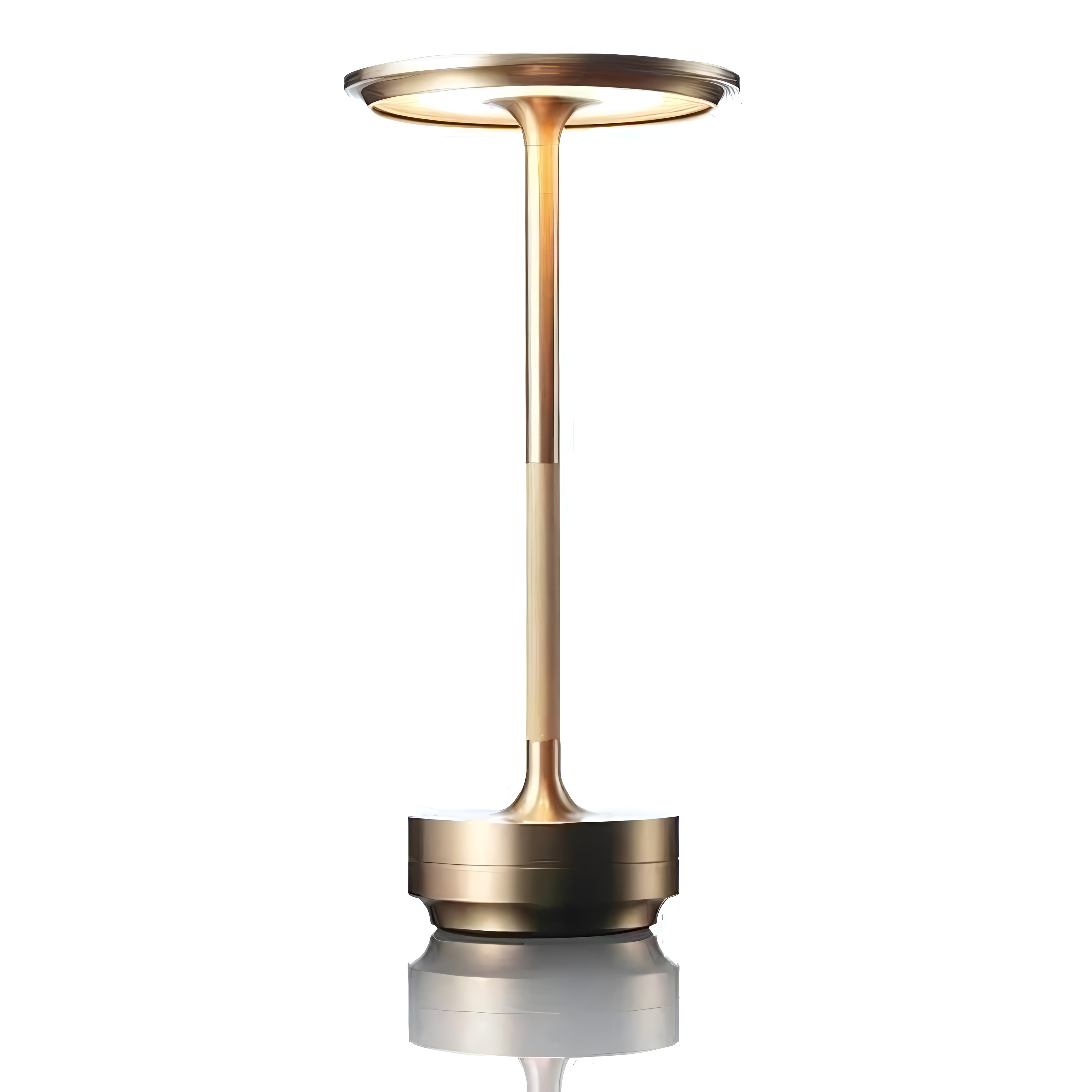 Trådlös bordslampa i aluminium för stämningsfull belysning - 3 ljuslägen