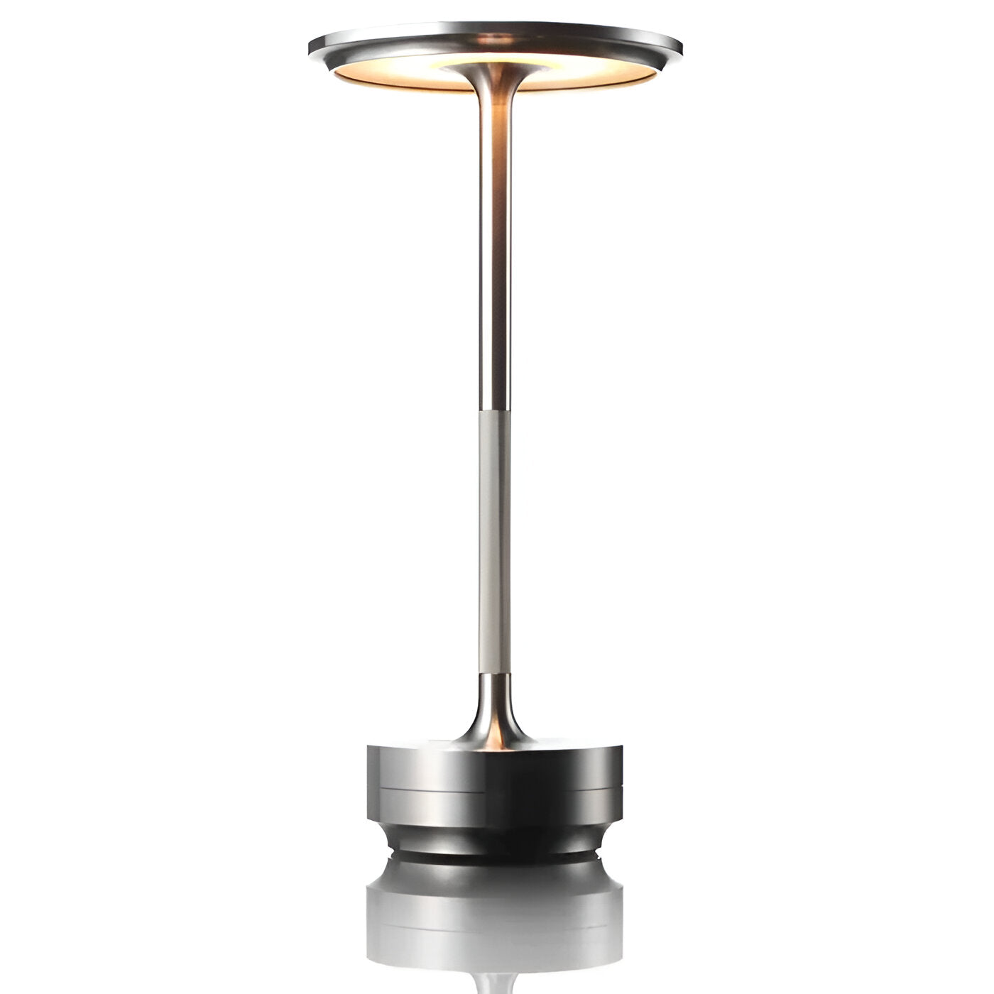 Trådlös bordslampa i aluminium för stämningsfull belysning - 3 ljuslägen