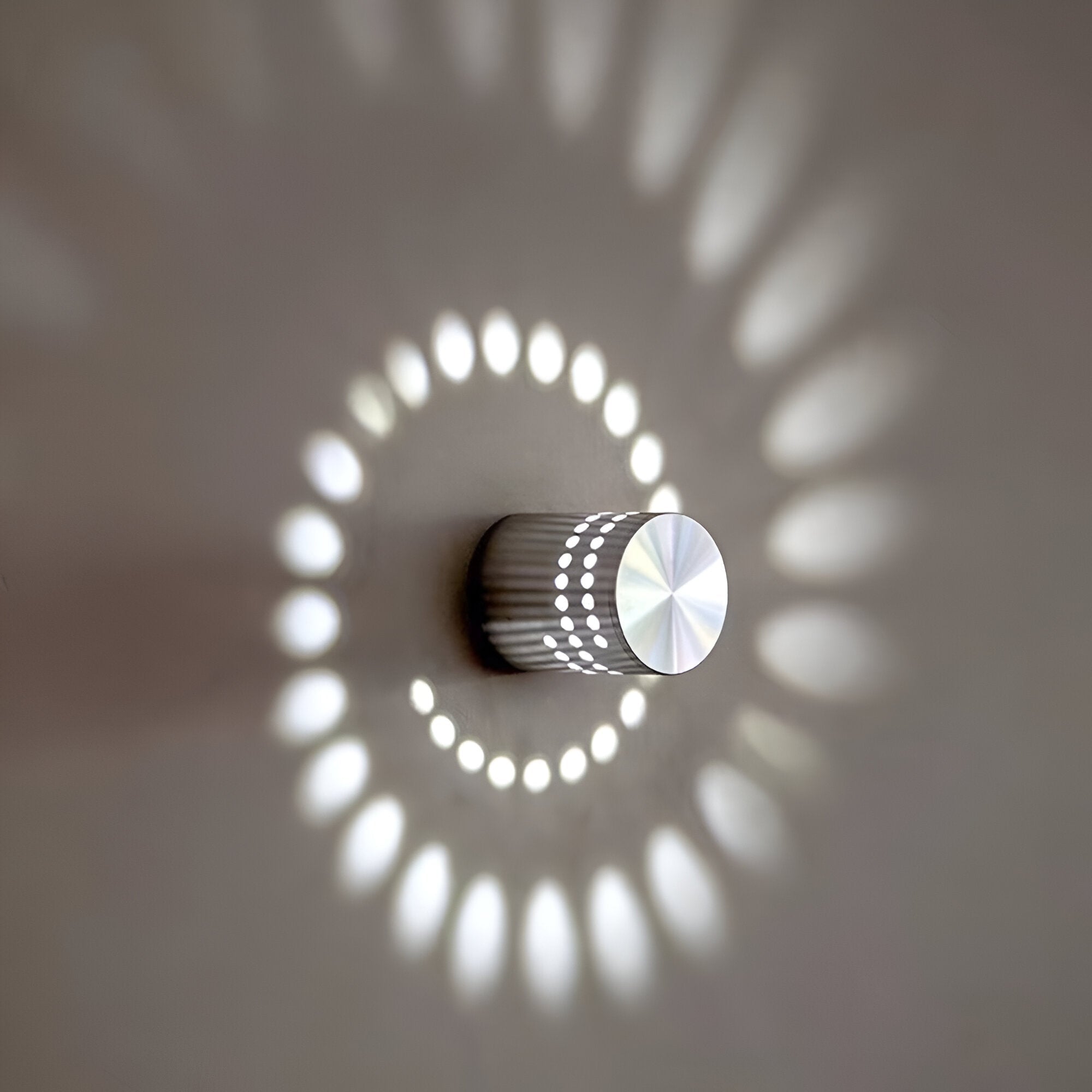 LuminBlast Vägglampa - Cylindrisk Vägglampa - Färgglada Spiralformade Vägglampor LED