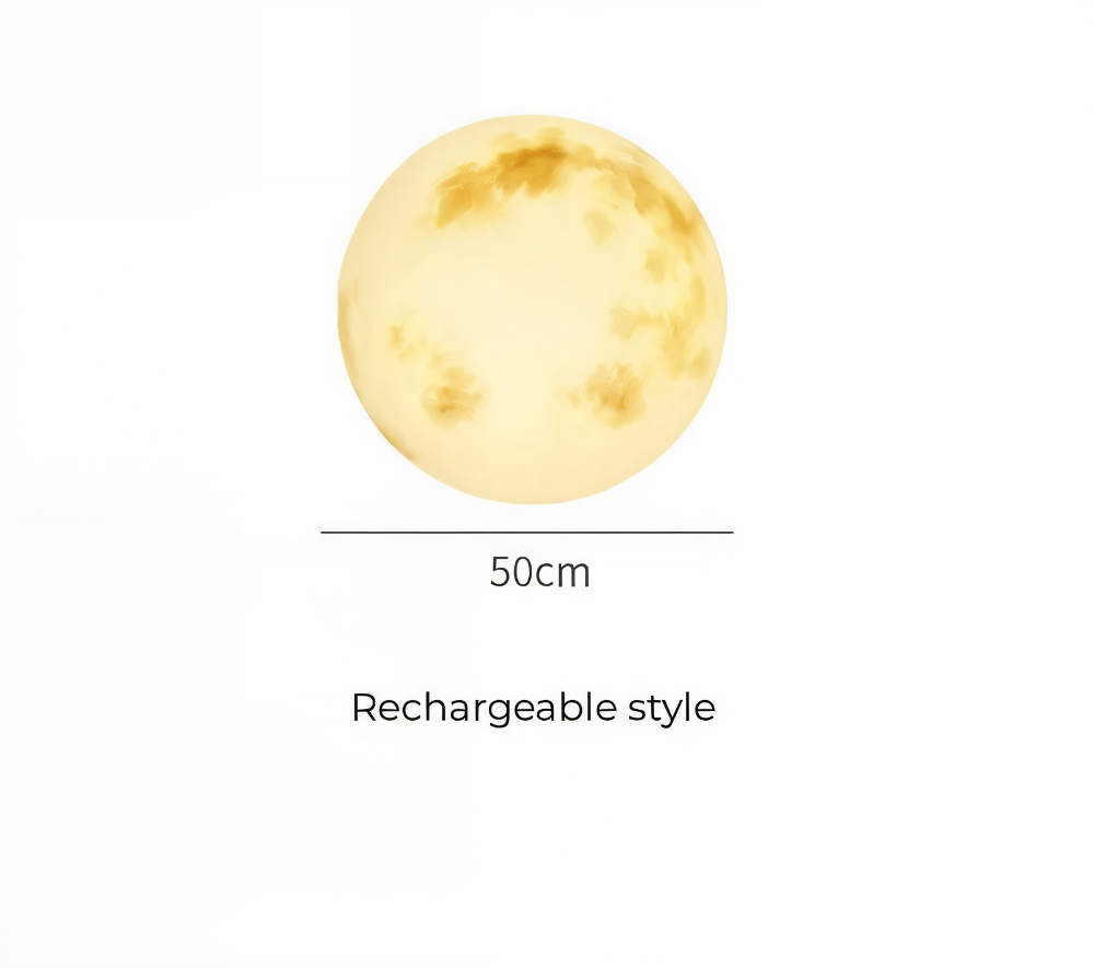 LunaLumena - Solenergi Månbelysning för Trädgård - IP65 Solarlampa Trädgård