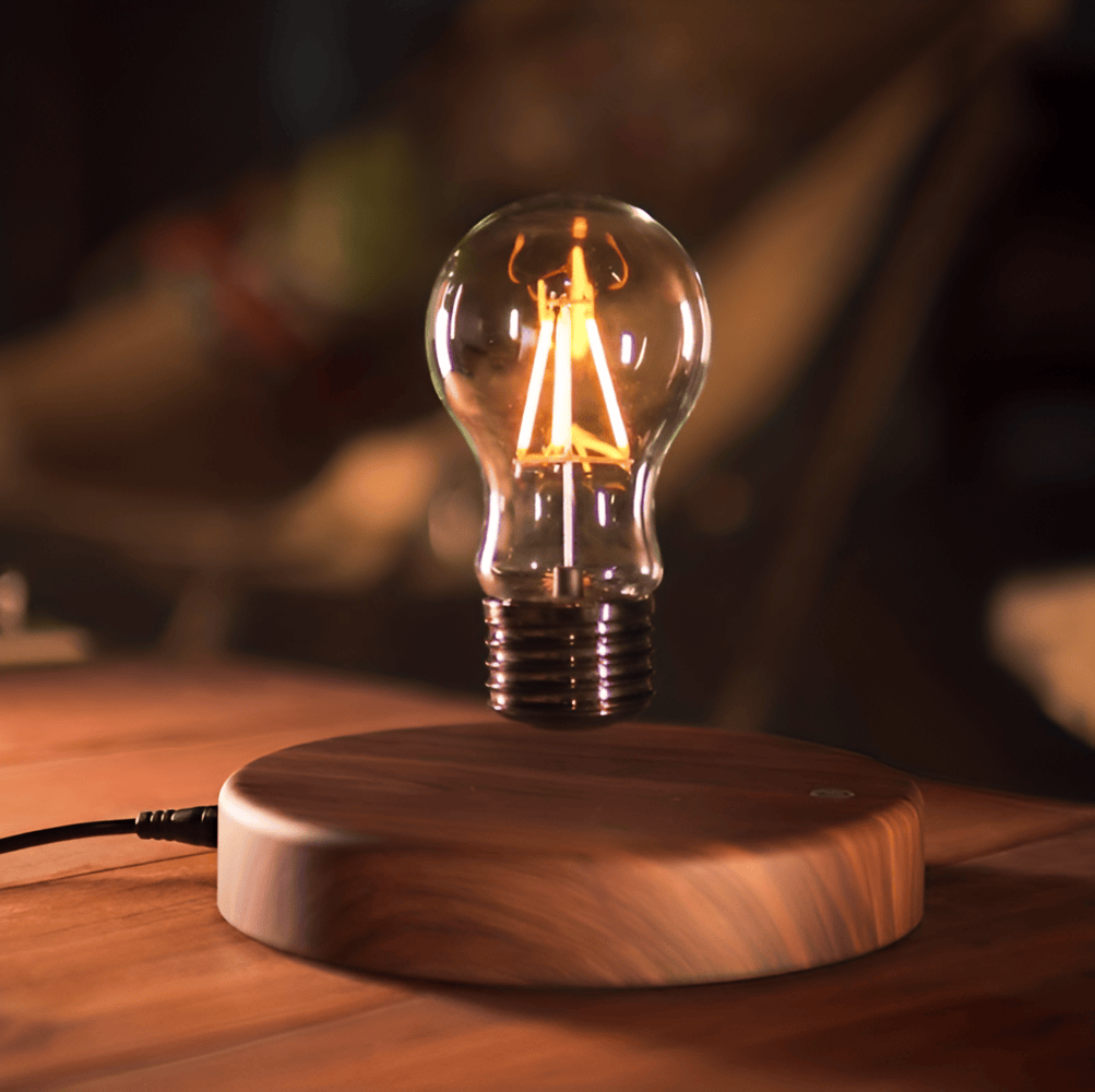 Magnetisk LED-Glödlampa - Flytande Glödlampa med Touchkontroll