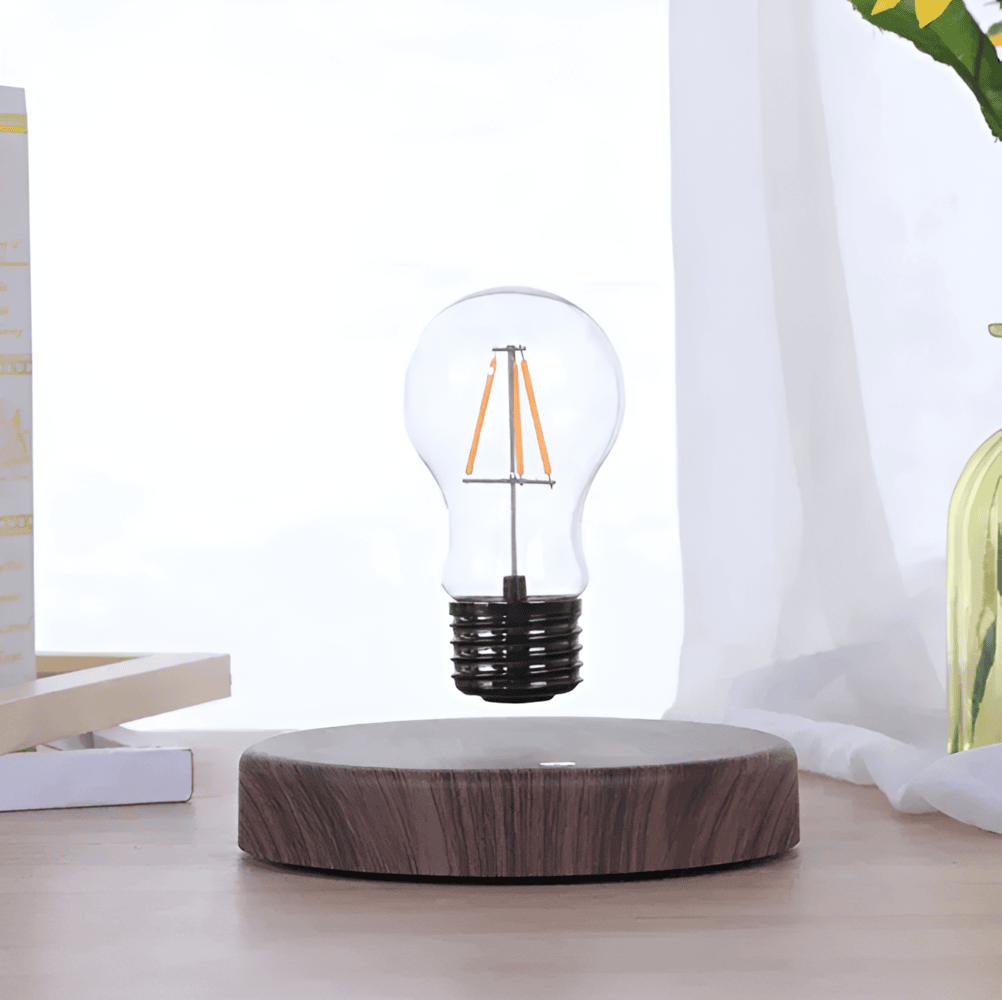 Magnetisk LED-Glödlampa - Flytande Glödlampa med Touchkontroll