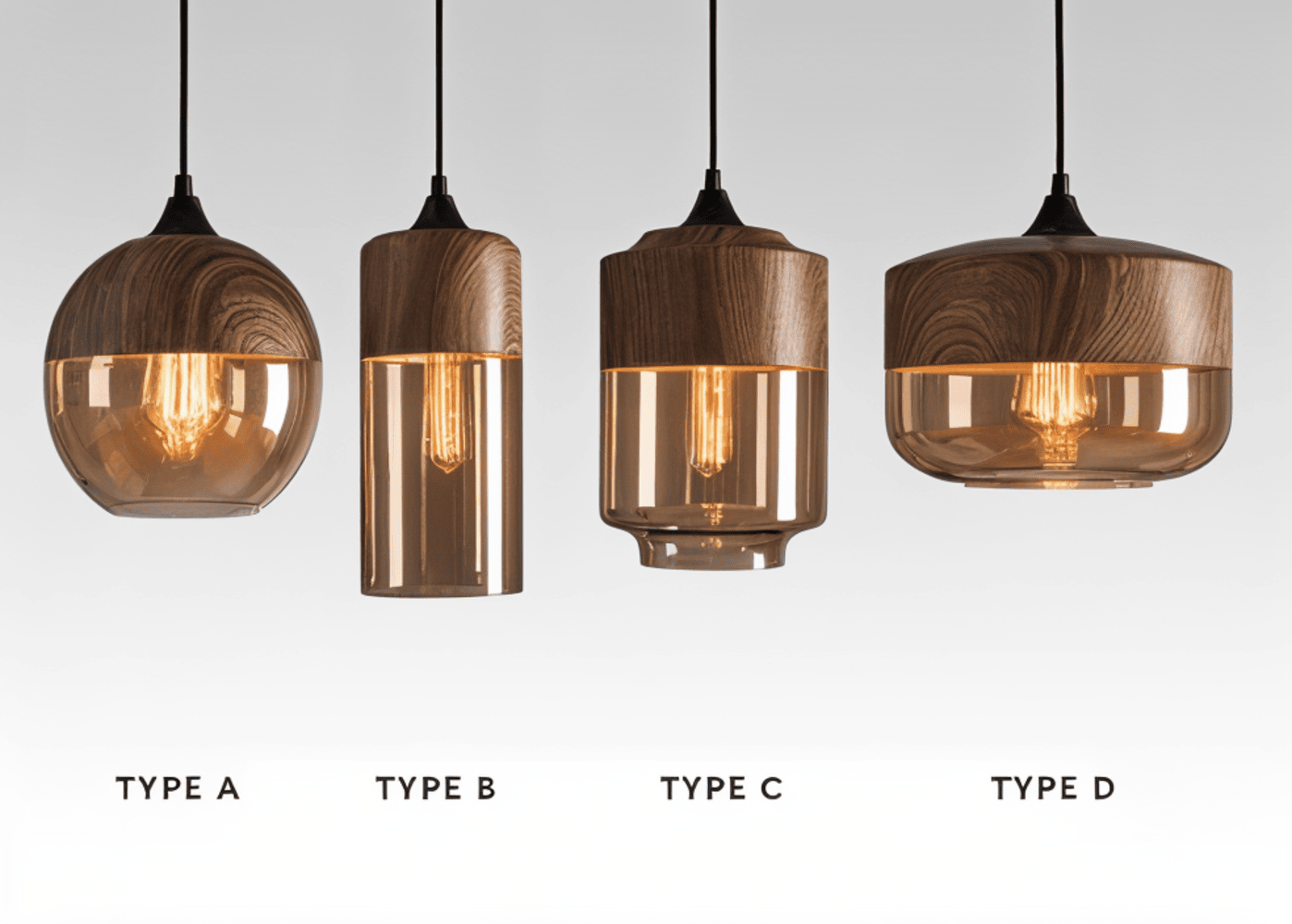 Nordic Gleam - Moderna Loftpendlar i Retroglas