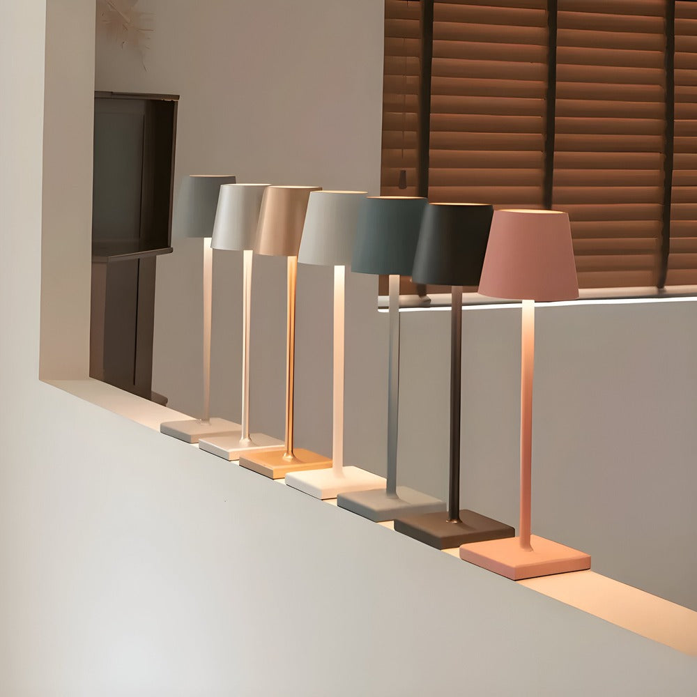 Vintage Dimbar Sladdlös LED-Bordslampa med Vattentät Design