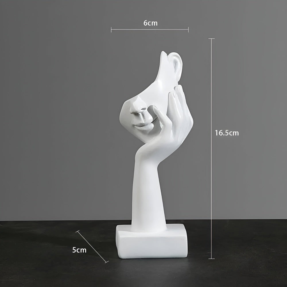 Nordic Mind - Skulptur i Harts med Lyxigt Abstrakt Tankesätt