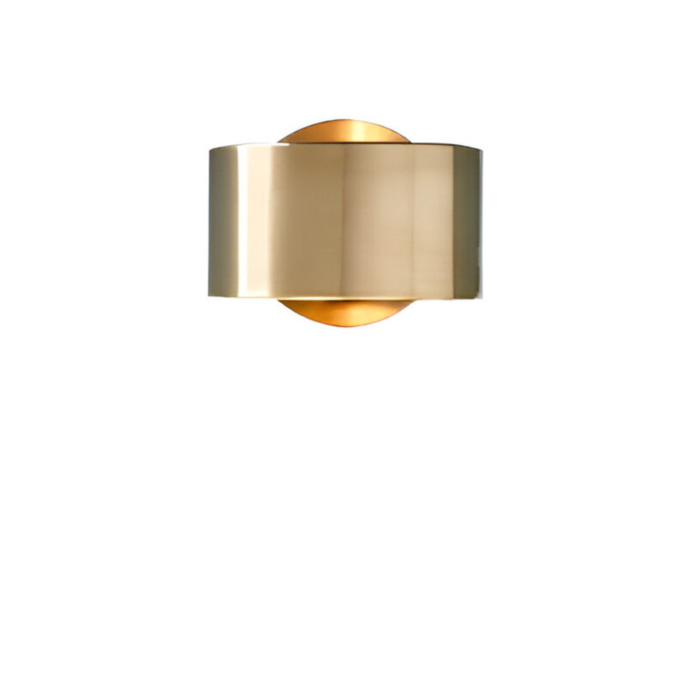 Nutida Guld Trommellampa - Minimalistisk Design med 1 Glödlampa