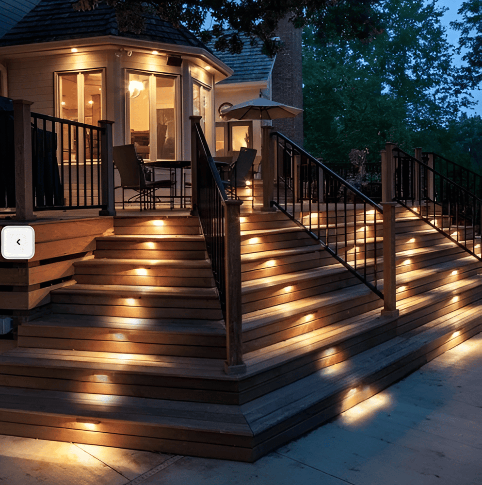 PathStep Lights - 2/4/8 pack LED-Solcellsbelysning för Trappor - Vattentät Vägglampa för Utomhusbruk