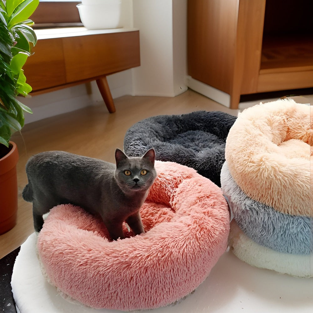 Paws Bed - Ultra Weiches und Bequemes Donut Cuddler Hundebett fĂŒr Ihren Pelzigen Freund