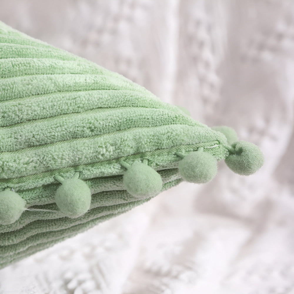Dekorativa Pom Pom Kuddöverdrag för Mysiga Inredningsdetaljer