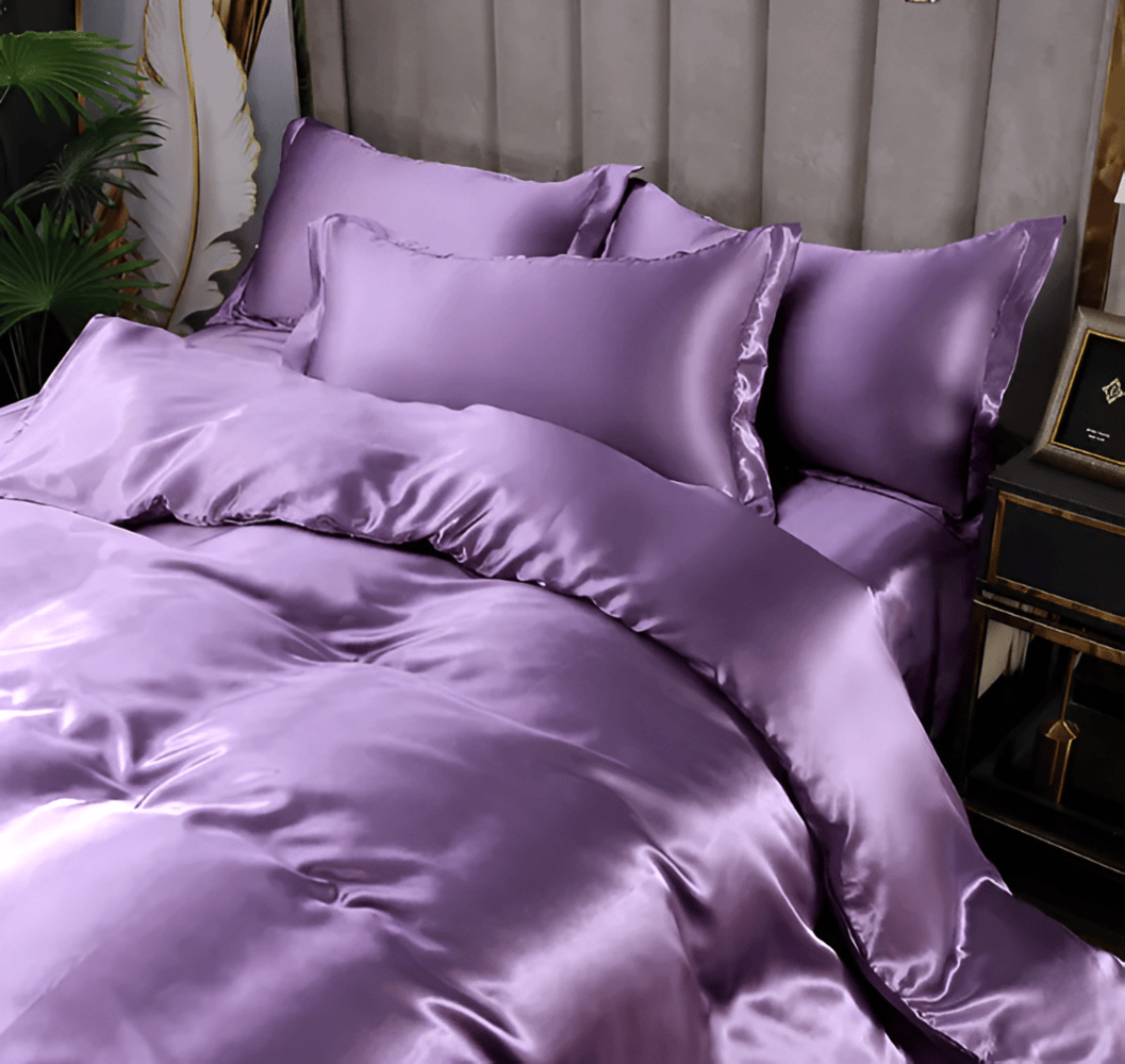 Luxe Silk Påslakan – Exklusivt Påslakanset i Mullbärssilke med 2 Örngott