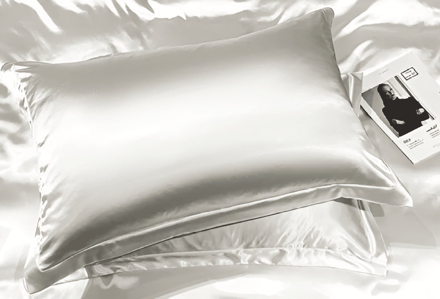 Luxe Silk Påslakan – Exklusivt Påslakanset i Mullbärssilke med 2 Örngott