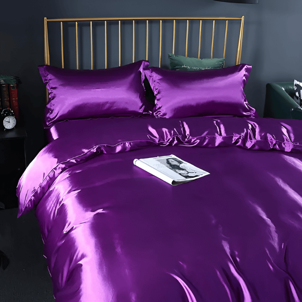 Luxe Silk Påslakan – Exklusivt Påslakanset i Mullbärssilke med 2 Örngott