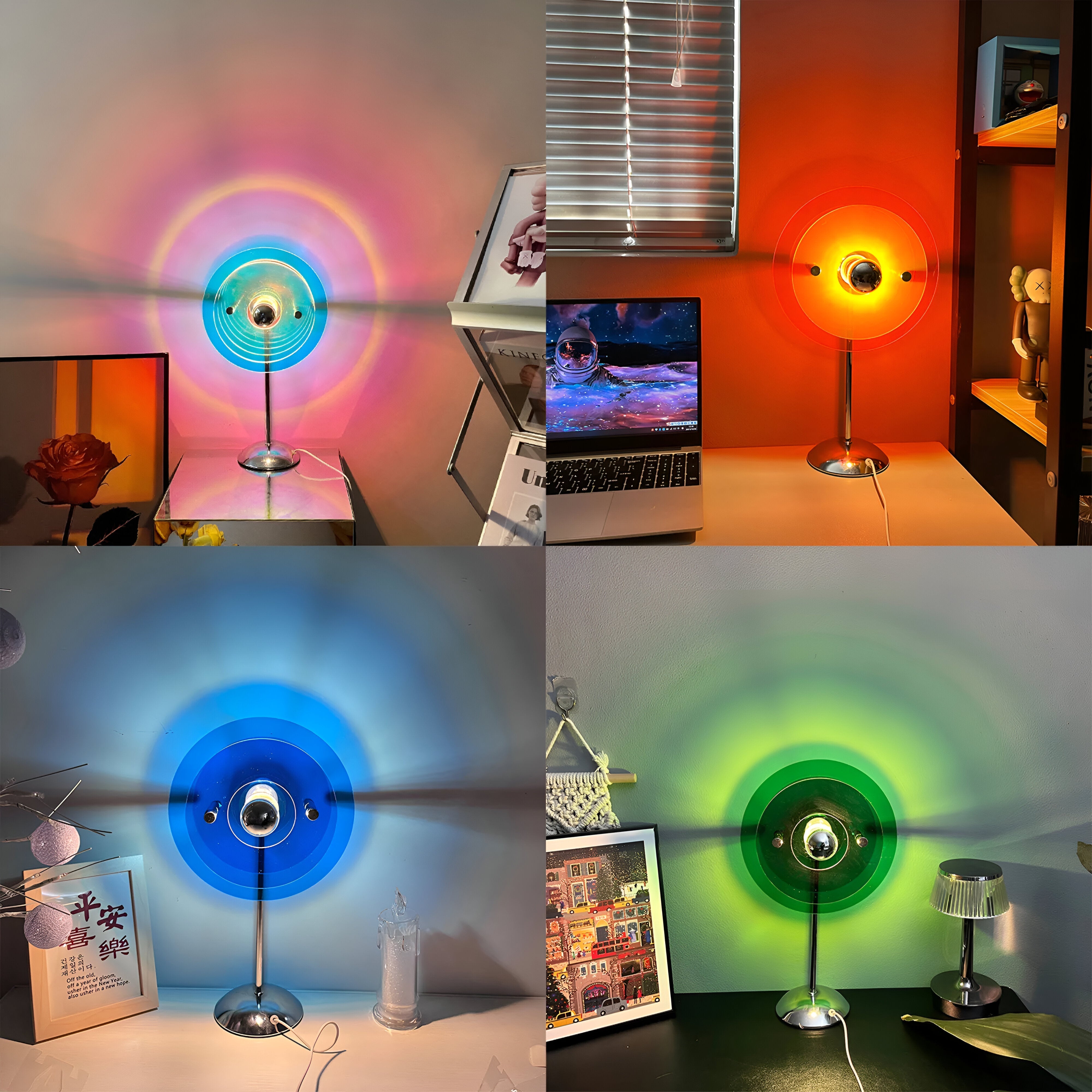 Rays Bordslampa - Retro Disc LED Bordslampa