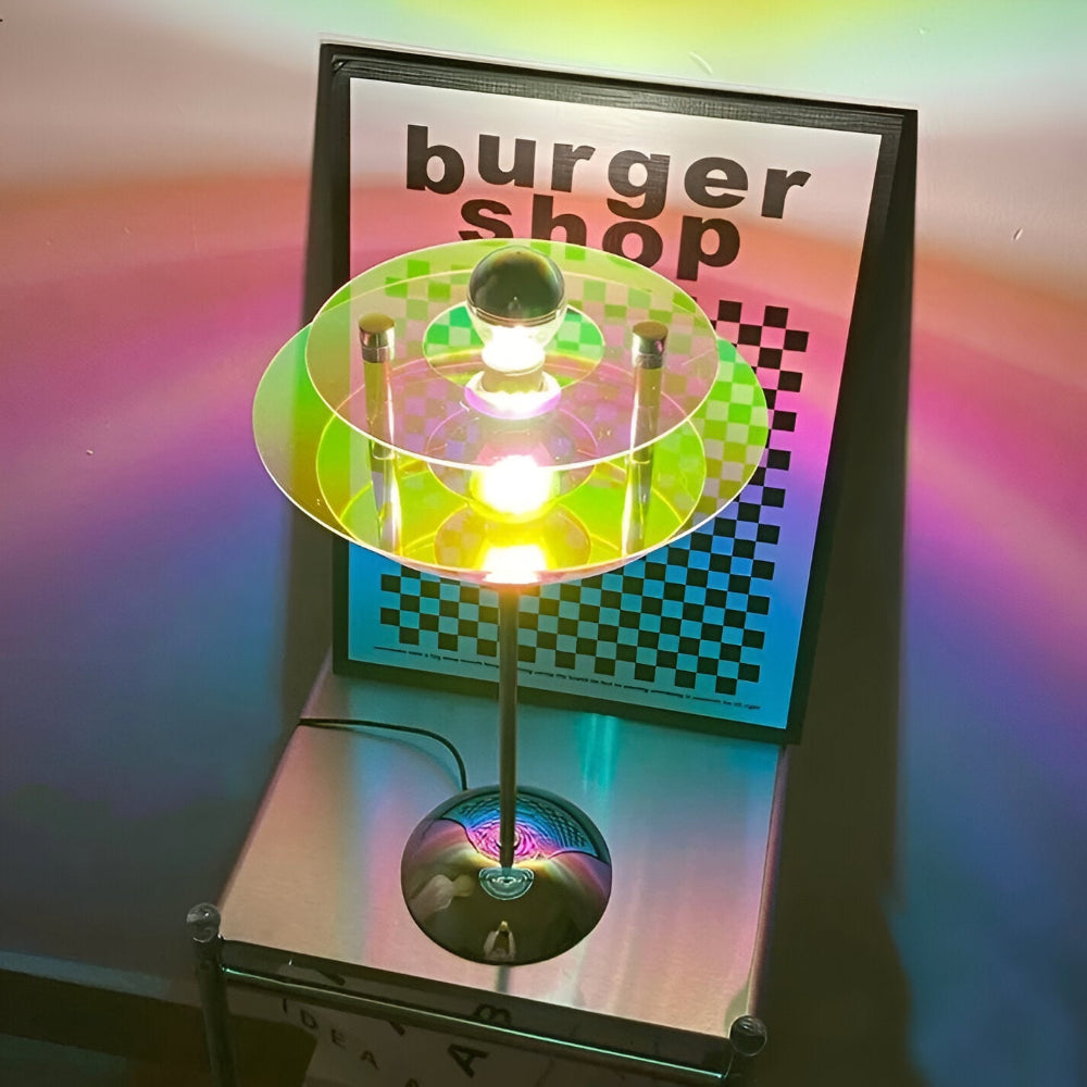 Rays Bordslampa - Retro Disc LED Bordslampa