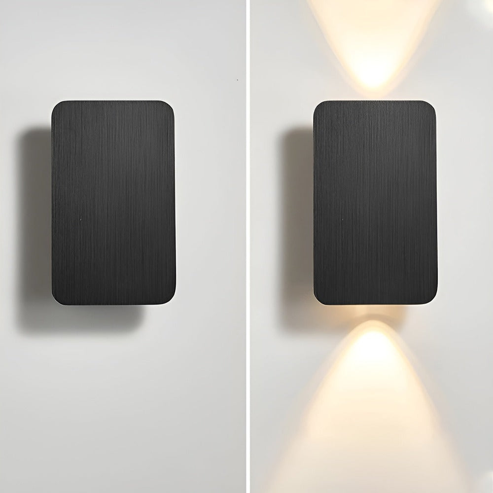 Mini Rektangulär LED-Vägglampa - Minimalistisk Vägglampa - Infälld Vägglampa