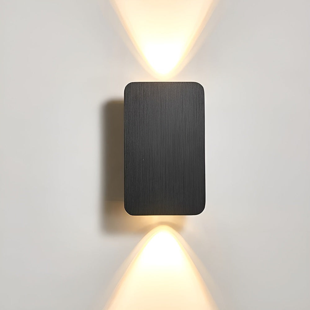 Mini Rektangulär LED-Vägglampa - Minimalistisk Vägglampa - Infälld Vägglampa